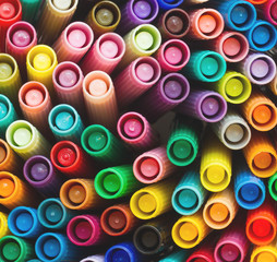 Collection of various felt tip pens