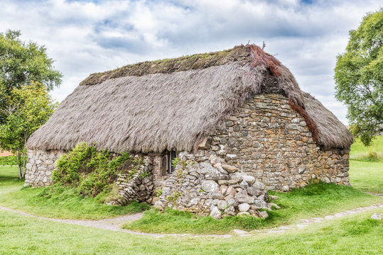 altes schottisches Steinhaus