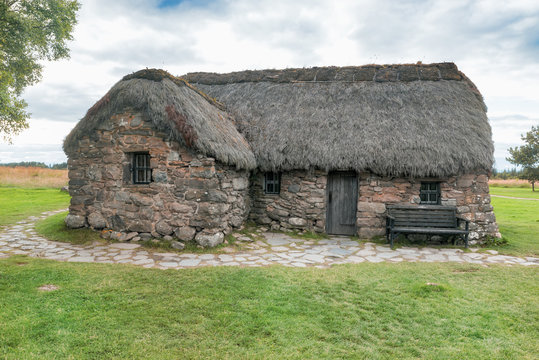 altes schottisches Steinhaus