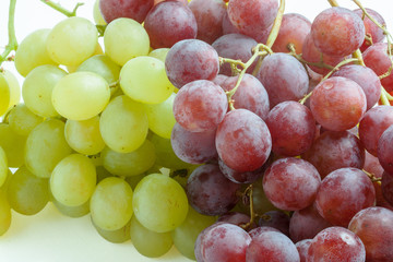 Raisin blanc et rose en vrac