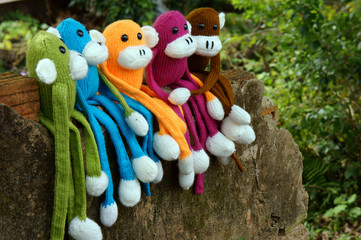 knitted monkey, symbol, year of the monkeys