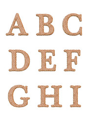 Alphabet letters 3D