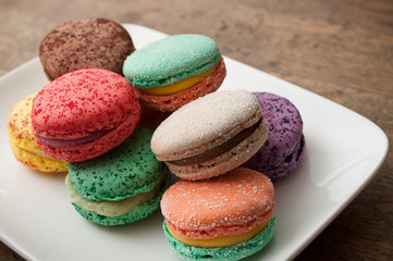 assortiment de macarons