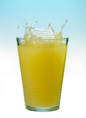 Fototapeta na wymiar pineapple juice