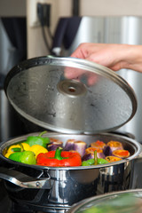 Gefüllte Gemüsemischung