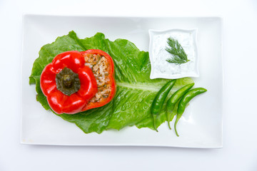 Gefüllte Gemüsemischung