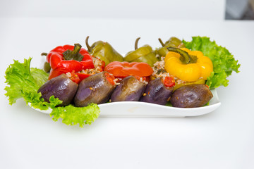 Gefüllte Gemüsemischung