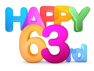Happy 63rd Title