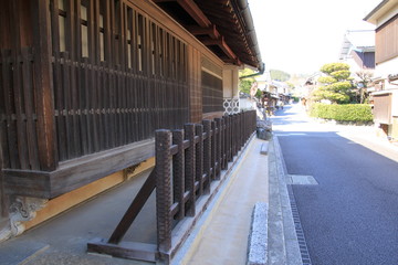 愛媛県内子町　八日市の町並み