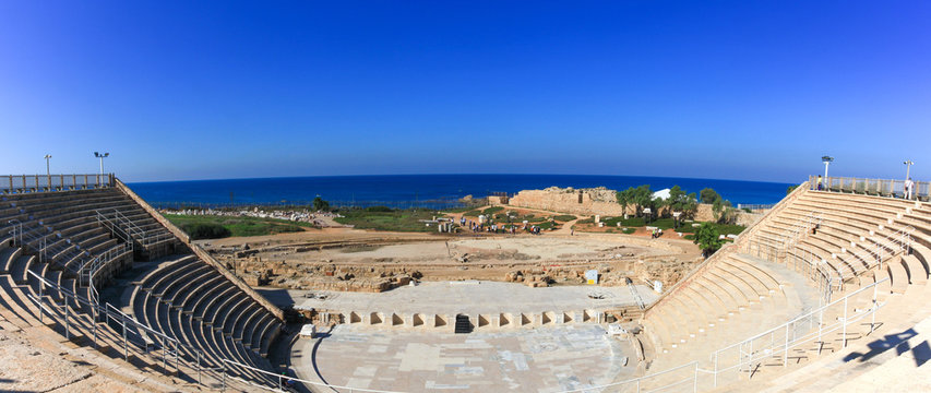 Roman amphitheater built in the times of King Herodes.