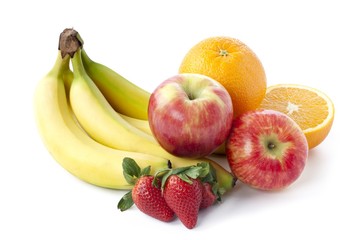 Obraz na płótnie Canvas view of fruits