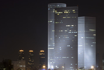 Skyscraper in night