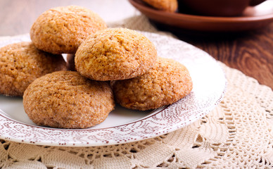 Soft spicy brown sugar cookies