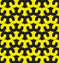 Vector oriental ornamental seamless pattern with element.