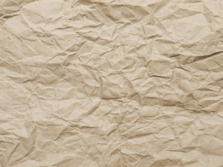 Crumpled paper for background usage