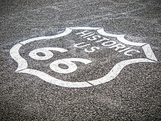 Panneau Route 66