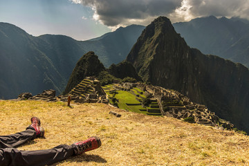 Relax at Machu Picchu © balazovic