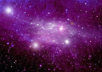 galaxy in a free space