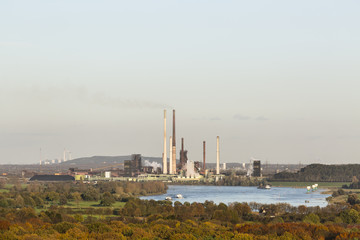 Coking Plant And River