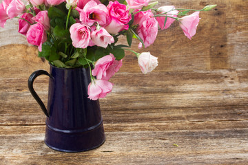 pink and white  roses 