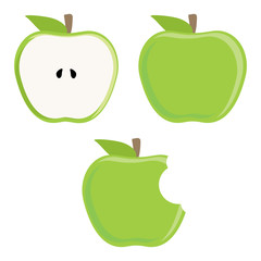 Green apple set