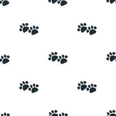 Fototapeta na wymiar Dog paws print icon