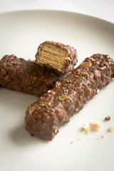 tasty sweet chocolate candy bars