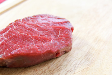 rindersteak roh