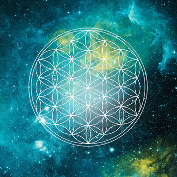 flower of life - unviverse glow