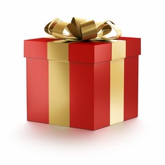 Pacco Regalo - Rosso/Oro