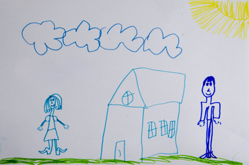 The picture of mom and dad