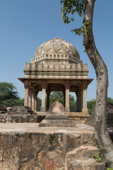 Archaeological building at Mehrauli Park, New Delhi