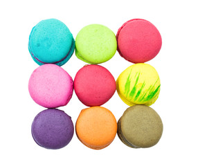  Colorful macaroon isolated