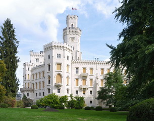 Fototapeta na wymiar Hluboka castle in Czech republic