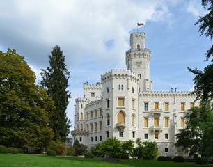 Fototapeta na wymiar Hluboka castle in Czech republic