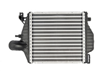 Fototapeta premium radiator intercooler on white background
