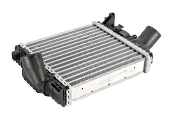 radiator intercooler on white background