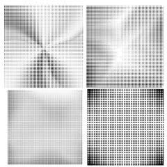 Set of Halftone Dots. 