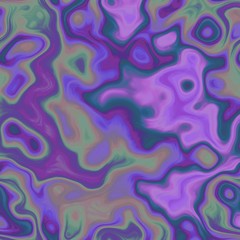 Purple, violet and green abstract oil fractal