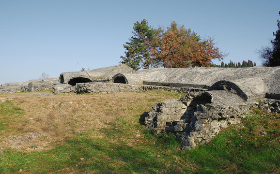 World War One Trenches At Redipuglia