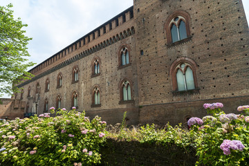 Fototapeta na wymiar Pavia (Italy): castle