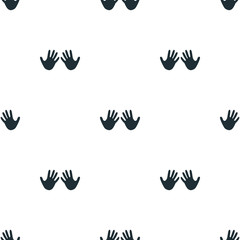 Hands print icon
