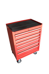 Drawer Mobile Tools Cabinet - isolated