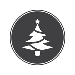 Christmas fir-tree icon