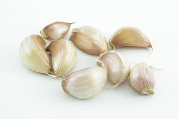 Garlic bulb isolated on white background