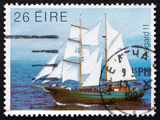 Postage stamp Ireland 1982 Asgard II, Training Ship