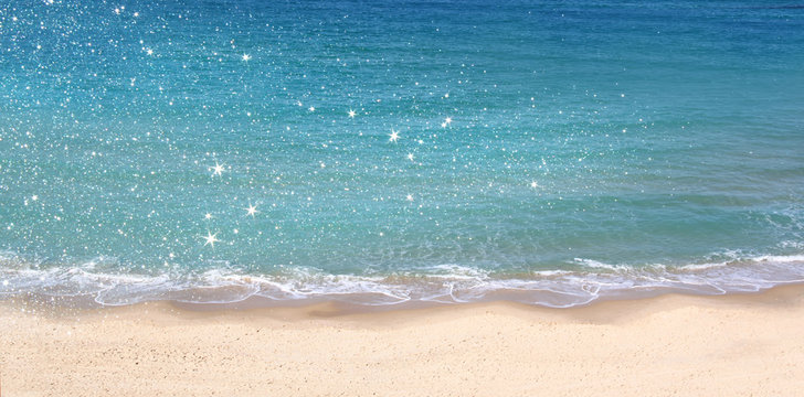 beach and sea landscape website banner design