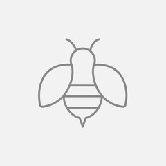 Bee line icon.