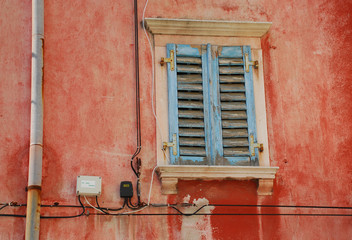 Tatty Blue Shutters in Piran