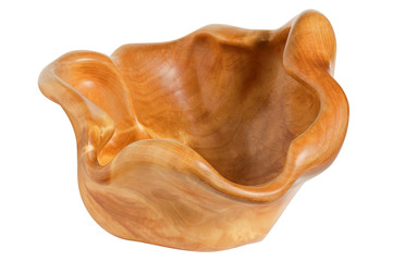 Bowl from burl